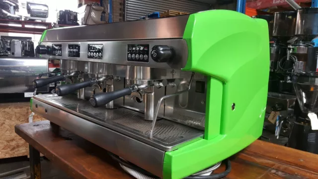 Wega Polaris 3 Group Lime Green Commercial Coffee Machine