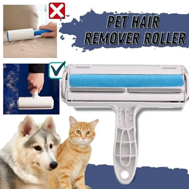 Pet Hair Lint Roll Remover Reusable Dog Cat Roller Cleaning Brush Sofa Clothes