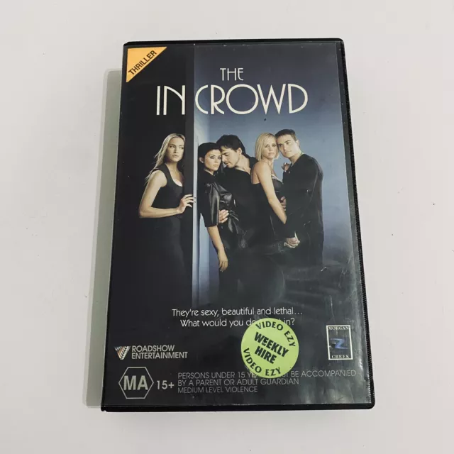 The In Crowd (VHS, 2000) Roadshow Entertainment VHS Video Tape Y2K Movie