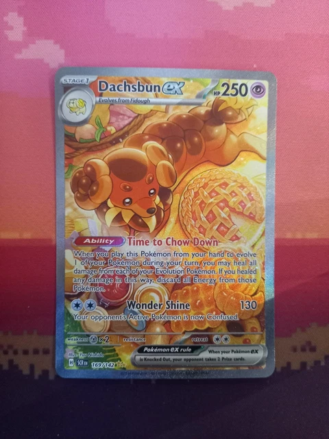 160 142 pokemon card Carracosta - Stellar Crown 038/142 RarityUltra Rare Hit Points250 HP Colorless Dachsbun Ex - Ultra Rare