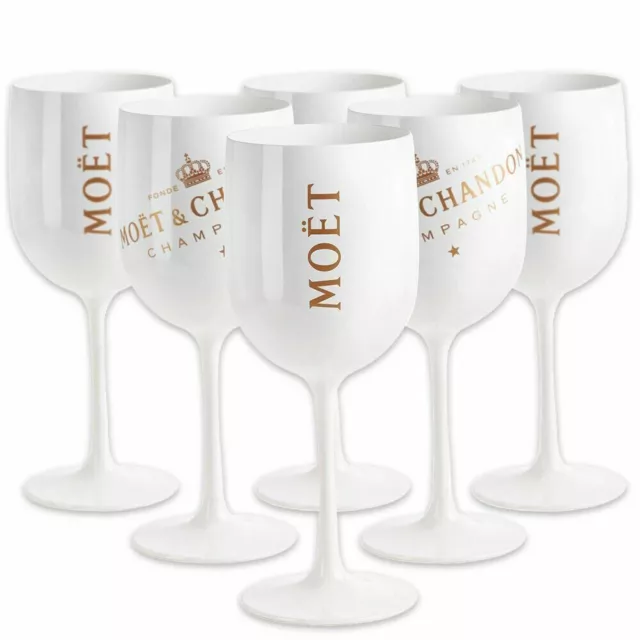 Moet Chandon Ice Imperial Champagne Glasses New Design 2023 Flute Only SET OF 10