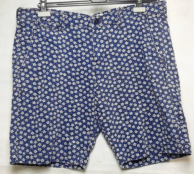 Denim & Supply Ralph Lauren Mens Shorts Size 38 Multicolor floral Chino Cotton