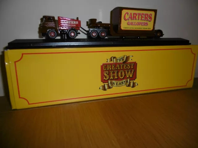 CORGI Trackside 1/76 FODEN  TRUCK & LOW LOADER TRAILER CARTERS STEAM FAIR 2