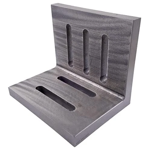 3402-0209 8" x 6" x 5" Slotted Angle Plate, Opened