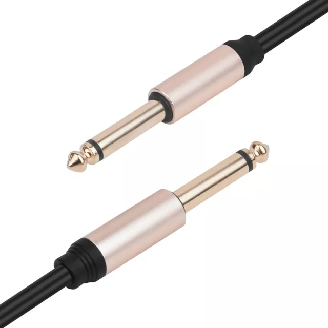 mono 6.35mm 1/4" jack Male to Male Guitar Audio Cable Amplifier 6.35mm Cable 2