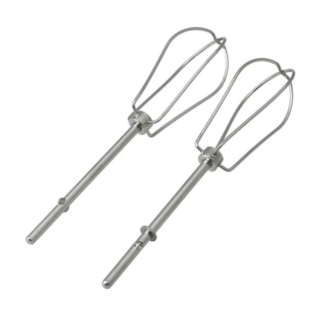 2pcs Sliver Metal Hand Mixer Beaters W10490648 Replacement for Kitchenaid