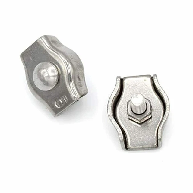 Pinces à câble simplex en acier inoxydable (10, 3mm [10 pièces])