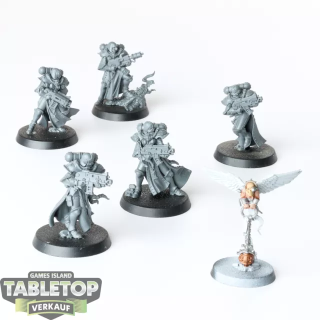 Adepta Sororitas - 5 x Battle Sisters Squad - unbemalt