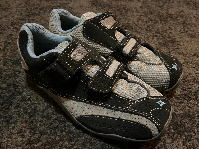 Amazing Specialized Body Geometry blau grau Sonoma Damen Radschuhe Größe 4