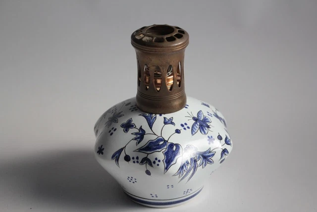 Lampe Berger Ancienne Henriot Quimper – Bon état – Porcelaine