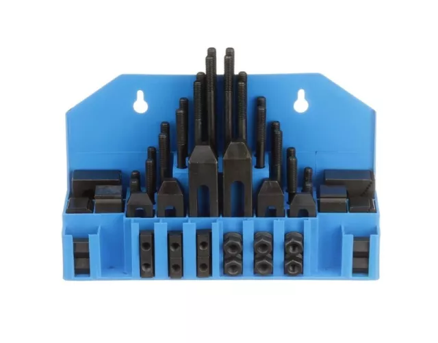 58 Pc Hold Down Clamp Set 7/16" T Slot 3/8-16 Stud Machinist Milling Tool Kit