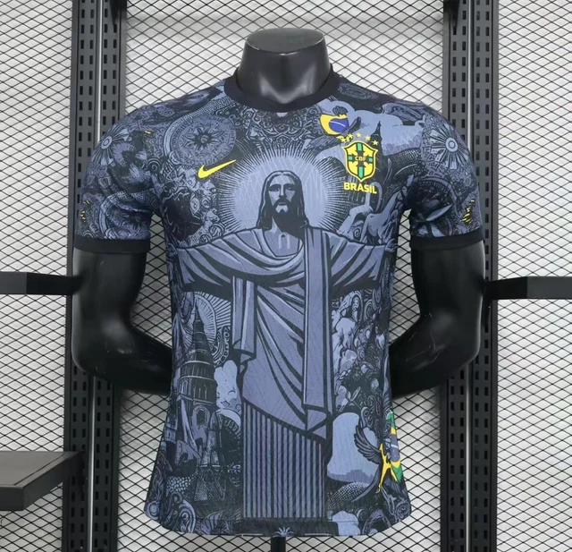 BRAZIL JESUS CHRIST The Redeemer Jersey 2024/25 Kit Special Edition