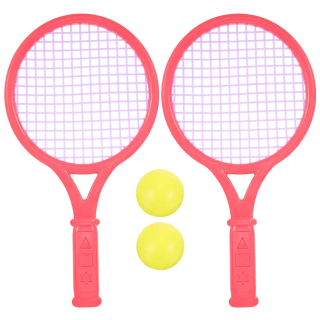 1 paire de raquettes de tennis pour enfants en plastique pour enfants,