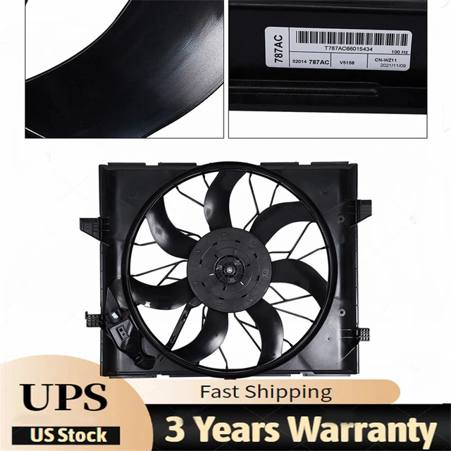 RADIATOR COOLING FAN For Jeep Grand Cherokee Dodge Durango SRT 6.4L