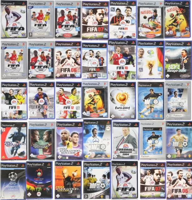 Sony PS2 Playstation 2 Spiel Fifa Football Soccer Fussball PES TIF zum Auswählen