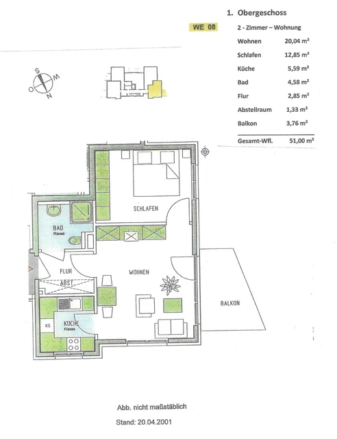 2 Zimmer Eigentumswohnung