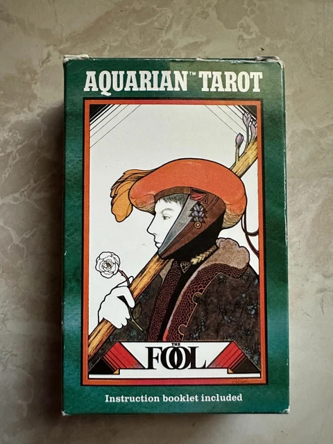 VINTAGE AQUARIAN TAROT Card Deck Entitled The Fool 1970