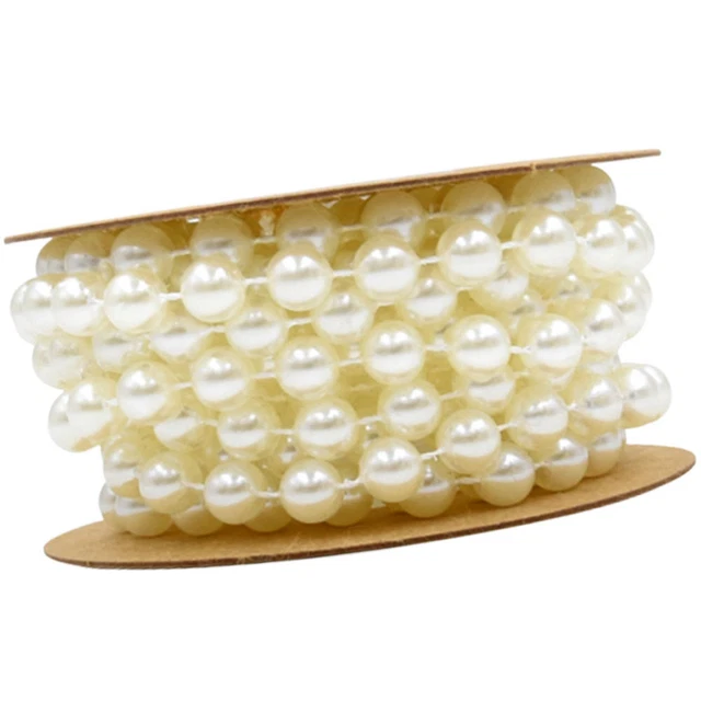 8 MM Wedding Dress Pearl Trim Artificial Pearl Bead Cake Decorating Beads