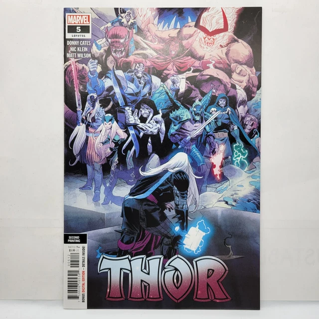 Thor Vol 6 #5 Cover D 2nd Print Nic Klein Variant Cover Black Winter