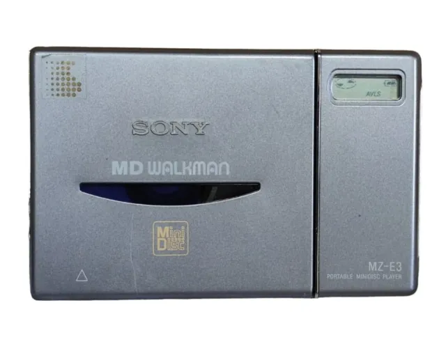 Sony MD Walkman MZ-E3 Portable Mini Disc Main Unit Player And Headphone