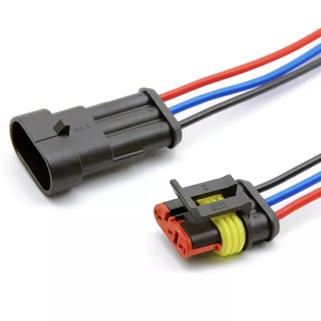 3-POLIG STECKDOSE U Stecker Set 6-24 Volt Traktor PKW LKW Wohnmobil DIN 9680  EUR 14,70 - PicClick DE