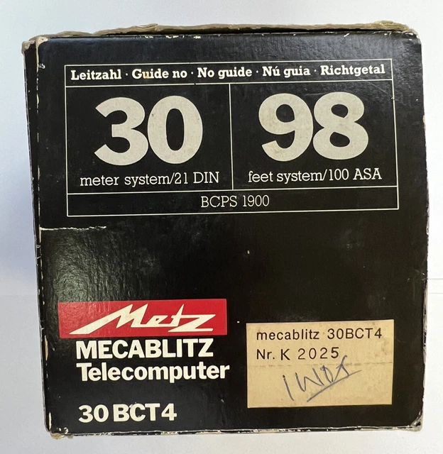 Metz mecablitz 30BCT4 Shoe Mount Flash ( Universal ) 8