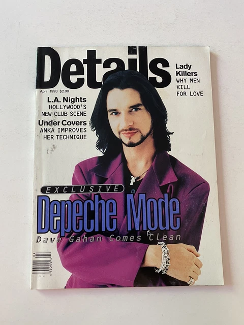DETAILS MAGAZINE DEPECHE Mode Dave Gahan April 1993 NM £19.23 - PicClick UK