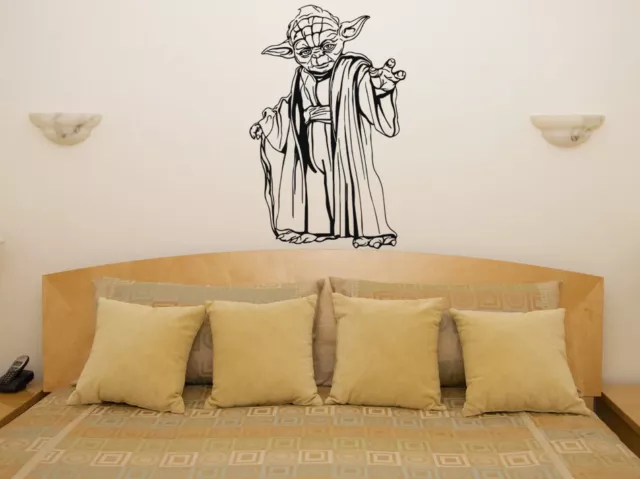 Yoda - Star Wars Jedi Master spada laser arte decalcomania adesivo