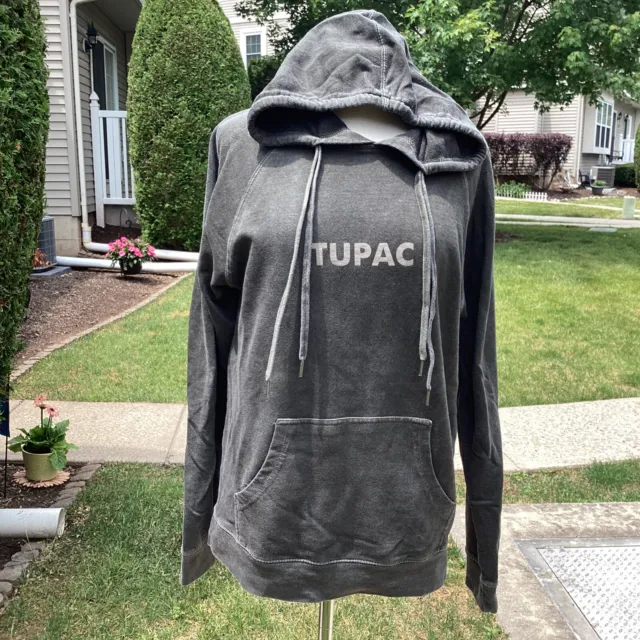 Tupac Me Against The World Pullover Hoodie (Urban Outfitters) Size Medium Gray
