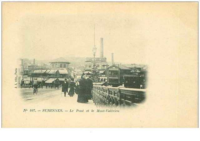92.SURESNES.n°7893.LE PONT ET LE MONT VALERIEN