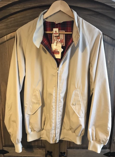 BARACUTA G9 HARRINGTON Jacket Size 40 Medium Beige/Natural Steve