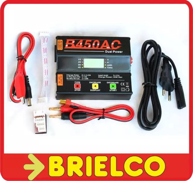 Cargador De Baterias Litio Nicd Nimh Pb Balance Ac/Dc Balanceador B450Ac Bd7065