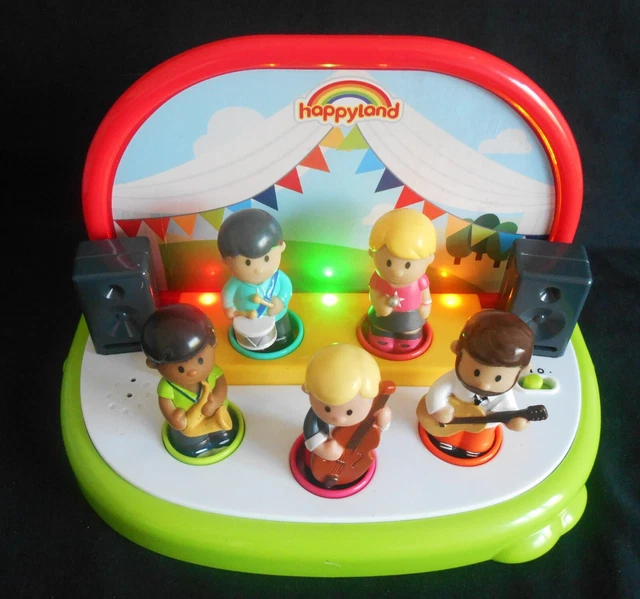 Elc Happyland musical Band with Five Figures. Working Lights and Sounds.