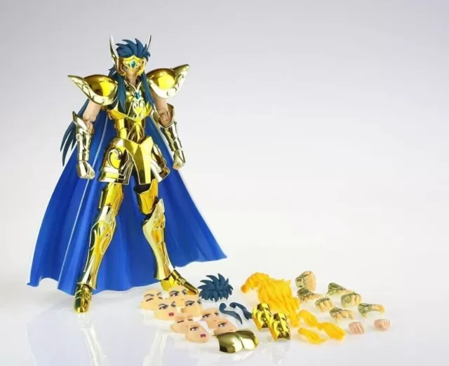 CS Model Saint Seiya Myth Cloth EX Aquarius Camus with Cygnus Hyoga Head Figure