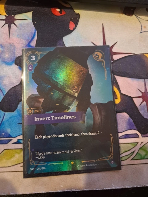 INVERT TIMELINES OGN #201/298 Foil - Riftbound TCG - Origins $45.00 ...
