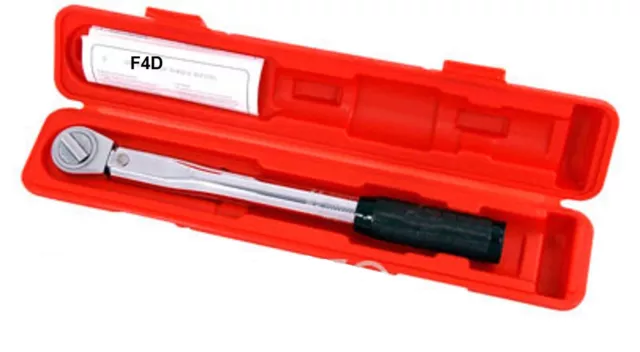 3/8" Drive Torque Wrench 5-80Ft/Lb Cv Steel Ratchet Garage Tool Case Ct0737