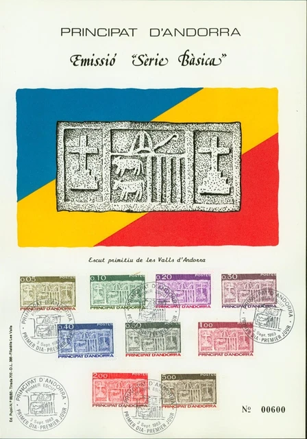 Andorra 1983- French Andorra - FDC. Yv Nr.: 316/24.Mi Nr.: 337/45. (EB) MV-16420