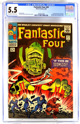 Fantastic Four #49 cgc 5.5 1966 Marvel 1st full appearance of Galactus