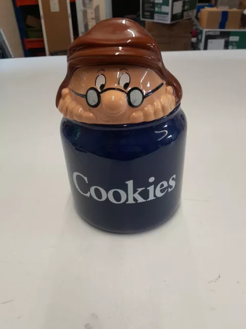 Vintage Lyons Tetley Tea Folk Cookie Biscuit Jar - Wade England - Collectable