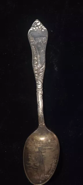 AS-108 - Niagara Falls Souvenir Spoon, silverplate U.S. Silver Co, Vintage