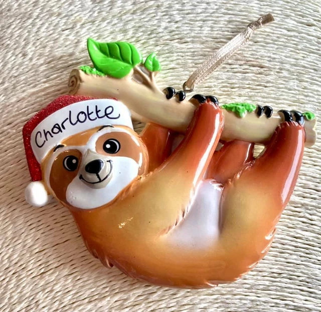 Decorazione Albero di Natale Pigrizia Personalizzata Bauble Natale 2021