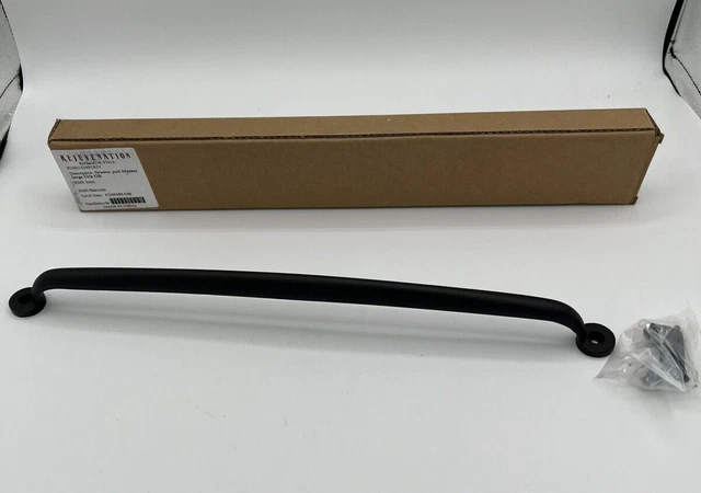Rejuvenation Hardware Massey Drawer Pull Large 12 in Oil Rubbed Bronze C105459