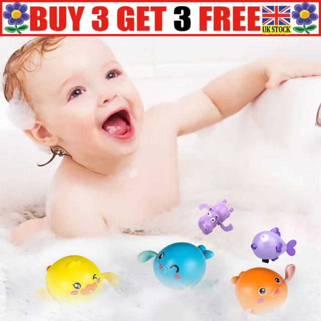 Kids Baby Bath Toys Water Shower Children Animals Float Swimming Toy FC