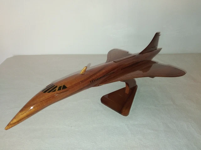 MAQUETTE EN BOIS avion CONCORDE EUR 85,00 - PicClick FR