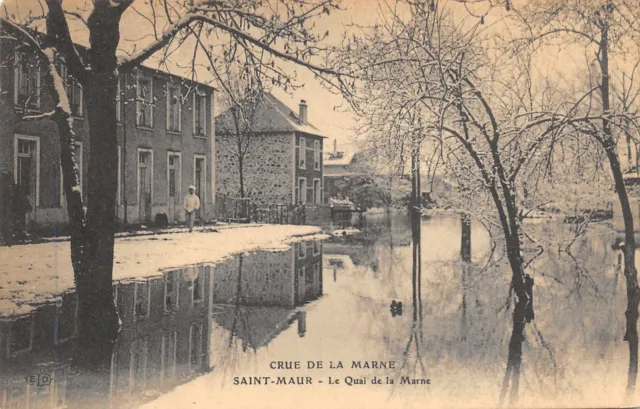94-Saint Maur Des Fosses-Crue De La Marne-N°6026-A/0147