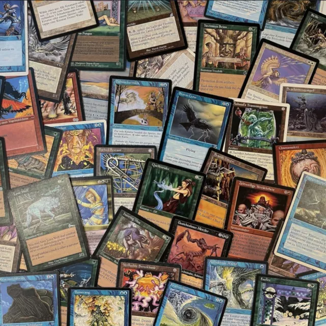 Magic the Gathering Karten Sammlung 100 alte Karten ab 1993 OHNE STANDARDLÄNDER