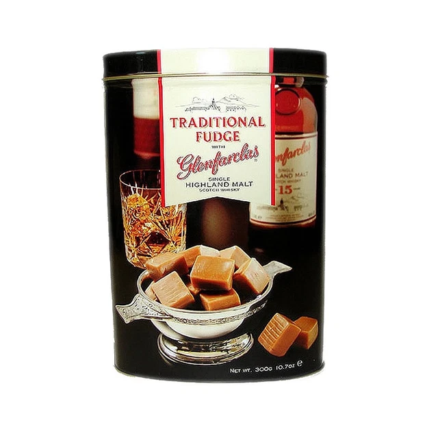 Fatto a mano caramelle scozzesi Glenfarclas in latta 250 g/regalo festa del papà - Spedizione veloce