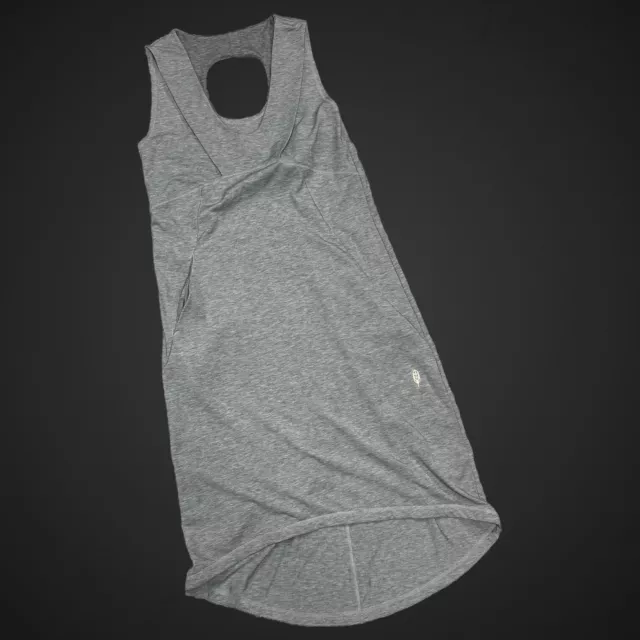 Indygena Dress Small Gray Blue Sleeveless Casual Athleisure