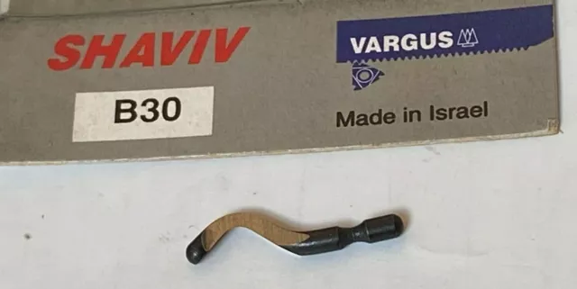 B30 Shaviv Deburring Blade, Hss, New, 2 Blades/Lot