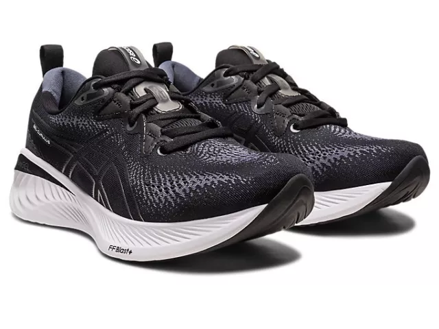 ASICS Woman GEL CUMULUS 25 Scarpe Donna Running Cushion BLACK WHITE 1012B580 002